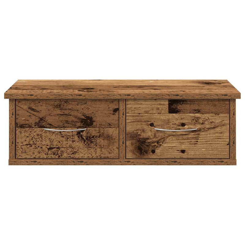vidaXL antik fa színű szerelt fa faliszekrény 60x26x18,5 cm