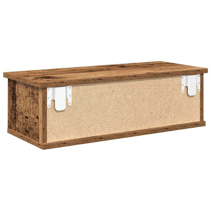 vidaXL antik fa színű szerelt fa faliszekrény 60x26x18,5 cm