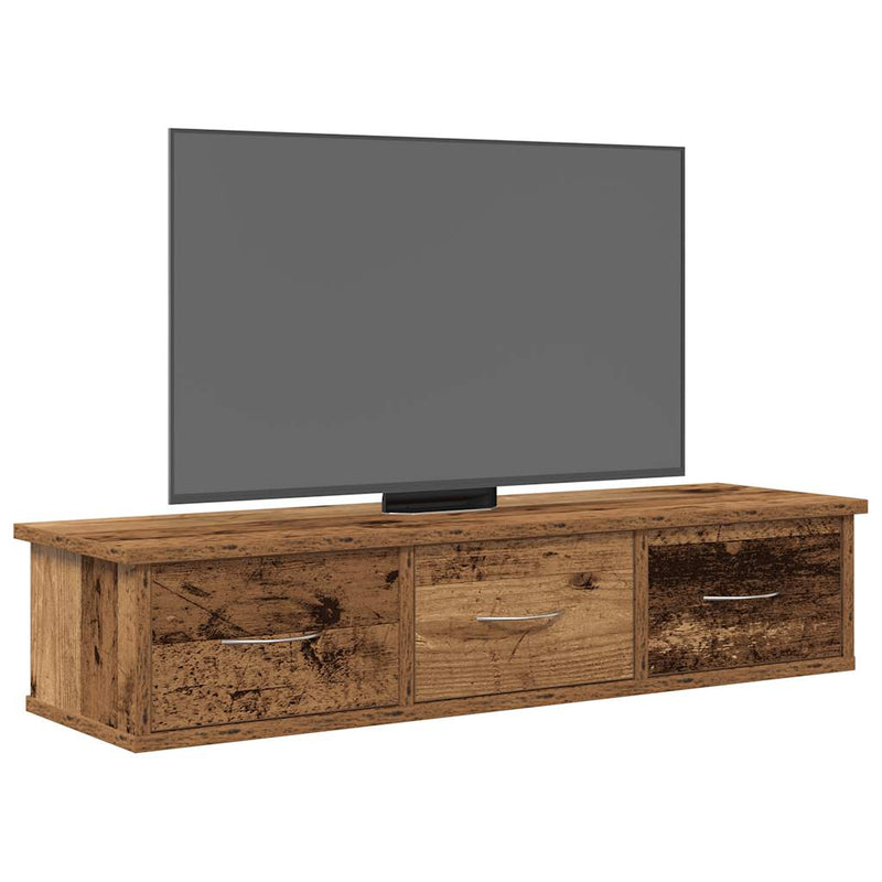 vidaXL antik fa színű szerelt fa faliszekrény 88x26x18,5 cm