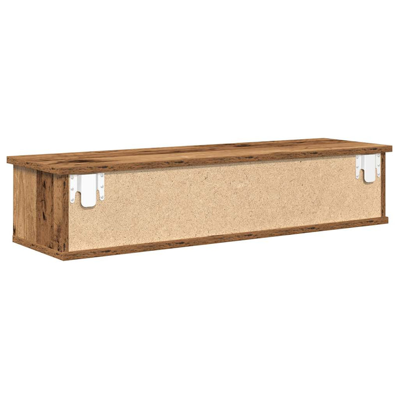 vidaXL antik fa színű szerelt fa faliszekrény 88x26x18,5 cm