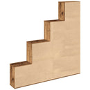 vidaXL Könyves szekrény régi fa 157x24x160 cm gépelt fa