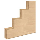 vidaXL kézműves tölgy színű szerelt fa könyvszekrény 157x24x160 cm