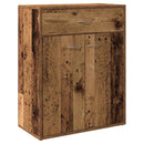 vidaXL antik fa színű szerelt fa tálalószekrény 60x30x75 cm