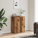 vidaXL antik fa színű szerelt fa tálalószekrény 60x30x75 cm