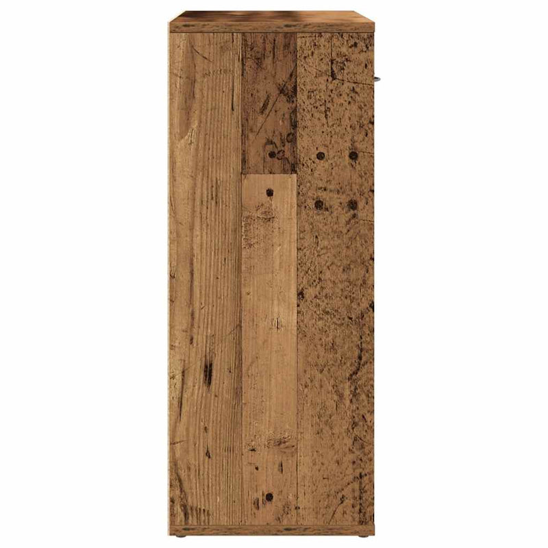 vidaXL antik fa színű szerelt fa tálalószekrény 60x30x75 cm