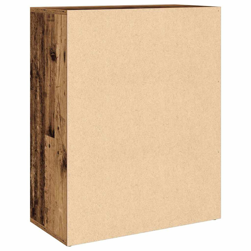 vidaXL antik fa színű szerelt fa tálalószekrény 60x30x75 cm