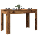 vidaXL Étkezőasztal régi fa 120x60x76 cm műszaki fa