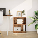 vidaXL antik fa színű szerelt fa könyvespolc 60 x 24 x 76 cm