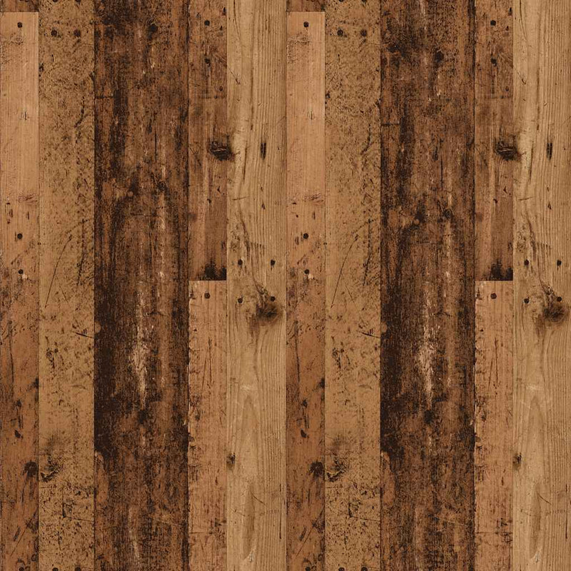 vidaXL antik fa színű szerelt fa CD-tartó fali polc 75 x 18 x 18 cm