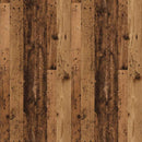 vidaXL antik fa színű szerelt fa CD-tartó fali polc 100 x 18 x 18 cm