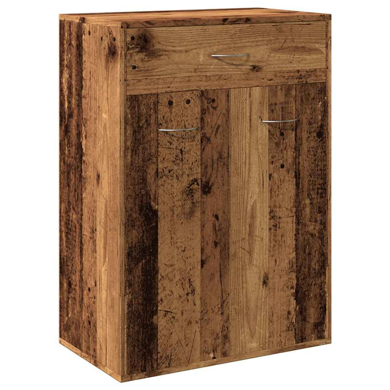 vidaXL antik fa színű szerelt fa cipősszekrény 60 x 35 x 84 cm
