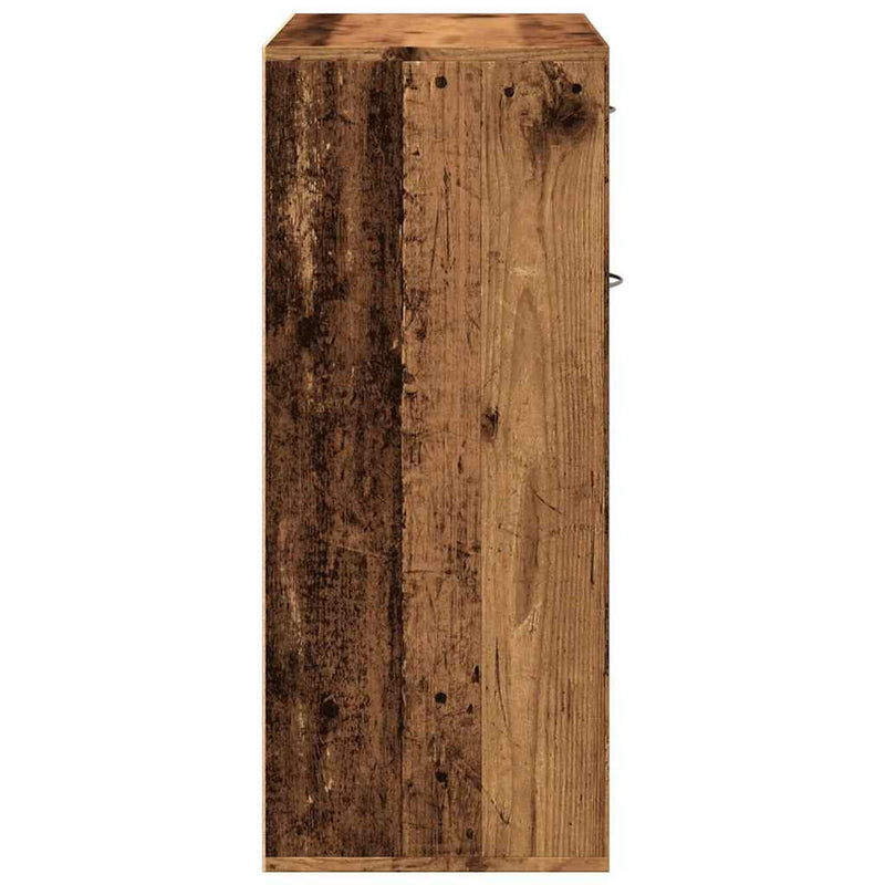 vidaXL antik fa színű szerelt fa cipősszekrény 60 x 35 x 84 cm