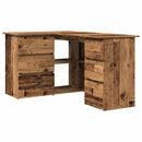 vidaXL sarokasztal Régi fa 145x100x76 cm Gépelt fa