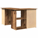 vidaXL sarokasztal Régi fa 145x100x76 cm Gépelt fa