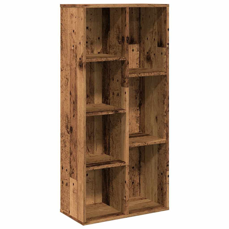 vidaXL antik fa színű könyvszekrény 50 x 25 x 104 cm