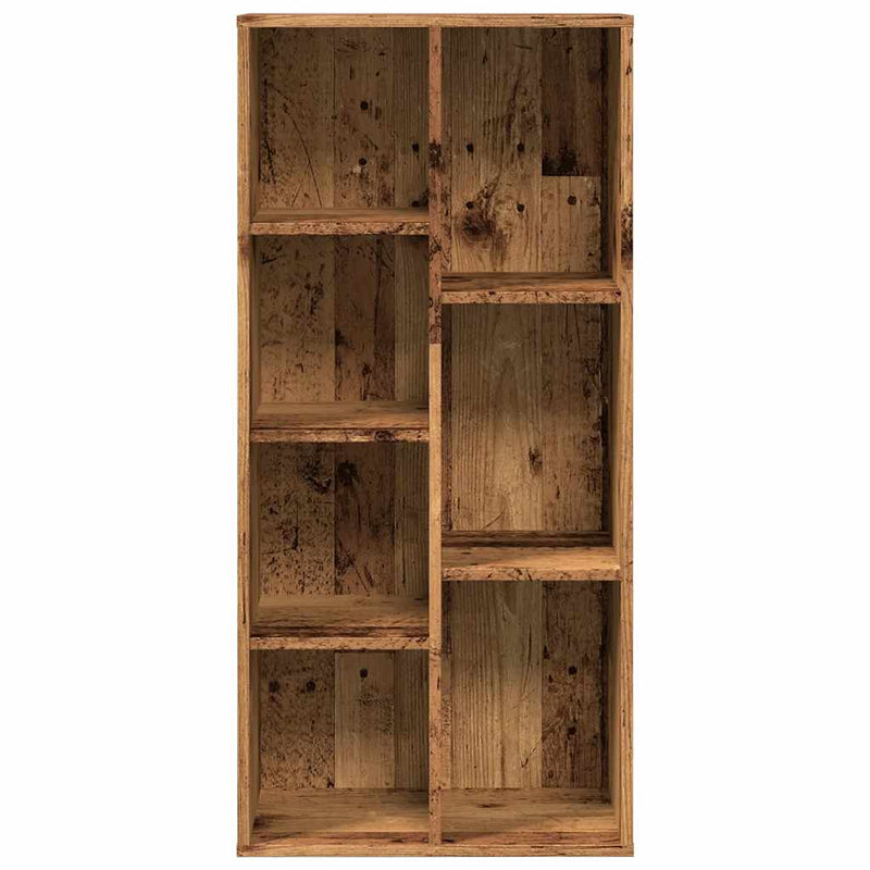 vidaXL antik fa színű könyvszekrény 50 x 25 x 104 cm