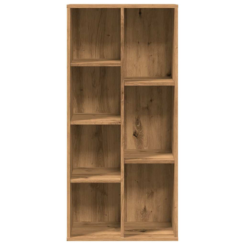vidaXL kézműves tölgy színű könyvszekrény 50 x 25 x 104 cm