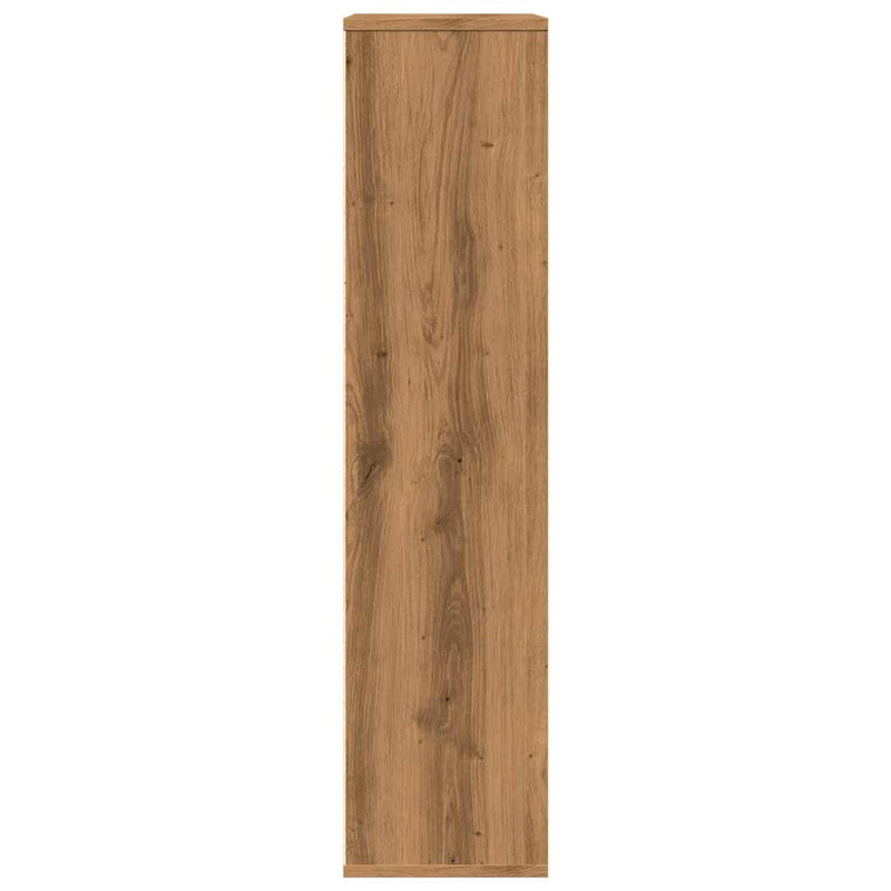 vidaXL kézműves tölgy színű könyvszekrény 50 x 25 x 104 cm
