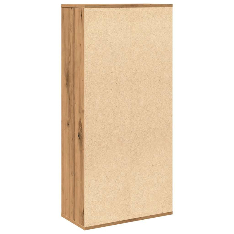 vidaXL kézműves tölgy színű könyvszekrény 50 x 25 x 104 cm