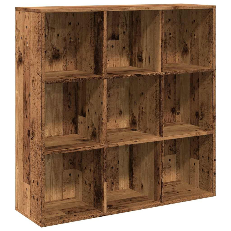 vidaXL antik fa színű könyvszekrény 98 x 29 x 97,5 cm