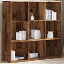 vidaXL antik fa színű könyvszekrény 98 x 29 x 97,5 cm