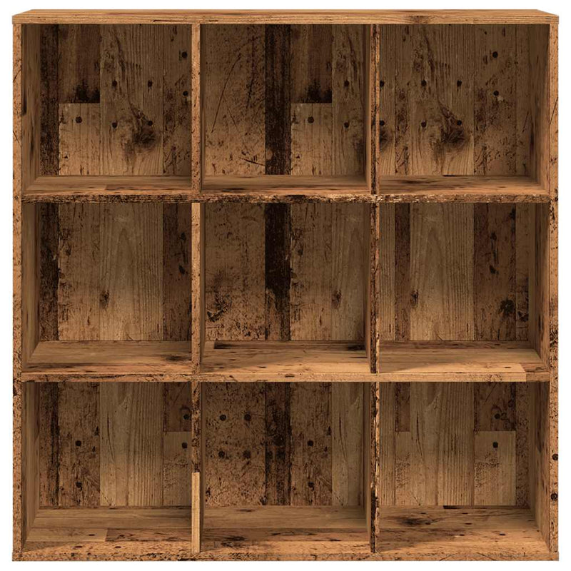 vidaXL antik fa színű könyvszekrény 98 x 29 x 97,5 cm