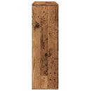 vidaXL antik fa színű könyvszekrény 98 x 29 x 97,5 cm