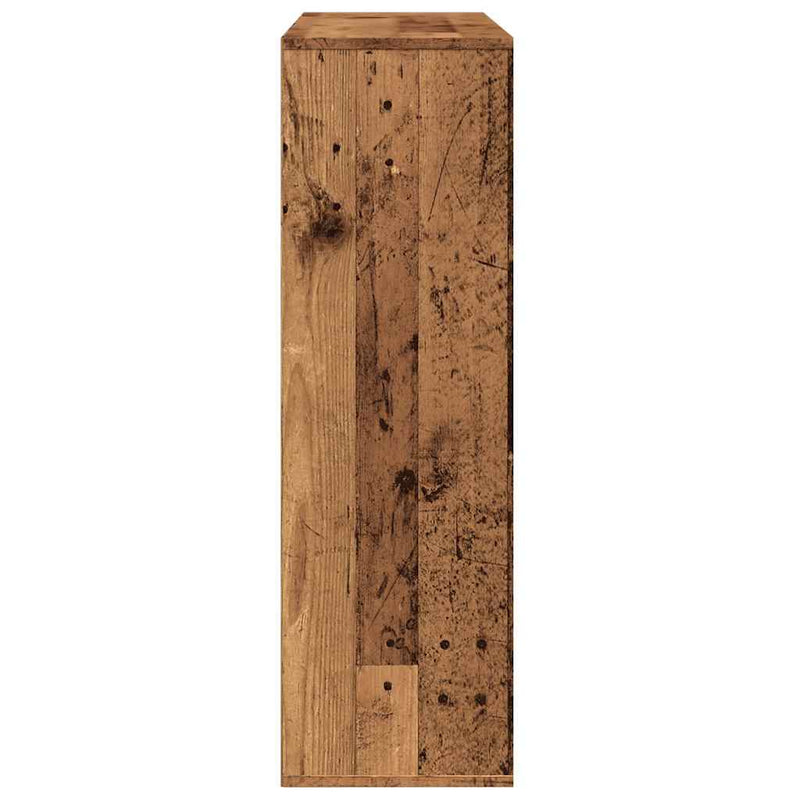 vidaXL antik fa színű könyvszekrény 98 x 29 x 97,5 cm