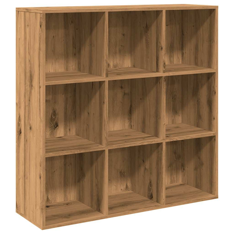 vidaXL kézműves tölgy színű könyvszekrény 98 x 29 x 97,5 cm