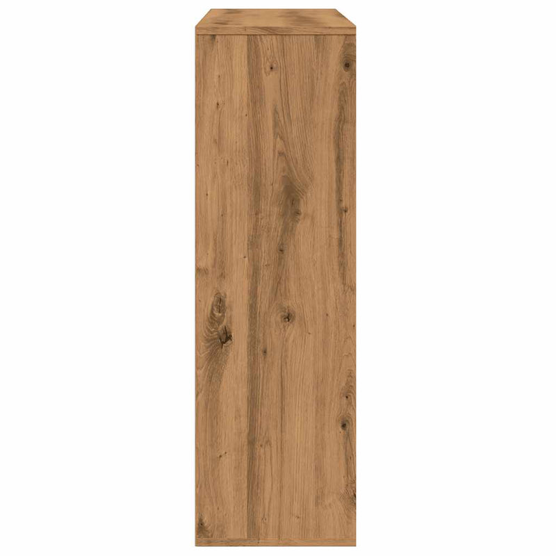 vidaXL kézműves tölgy színű könyvszekrény 98 x 29 x 97,5 cm