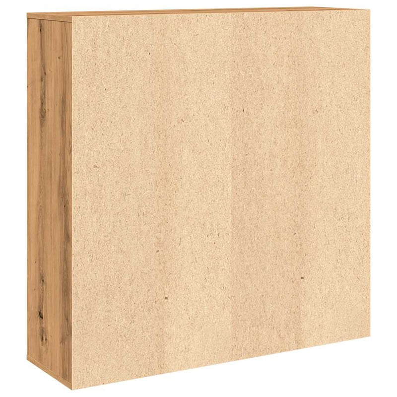 vidaXL kézműves tölgy színű könyvszekrény 98 x 29 x 97,5 cm