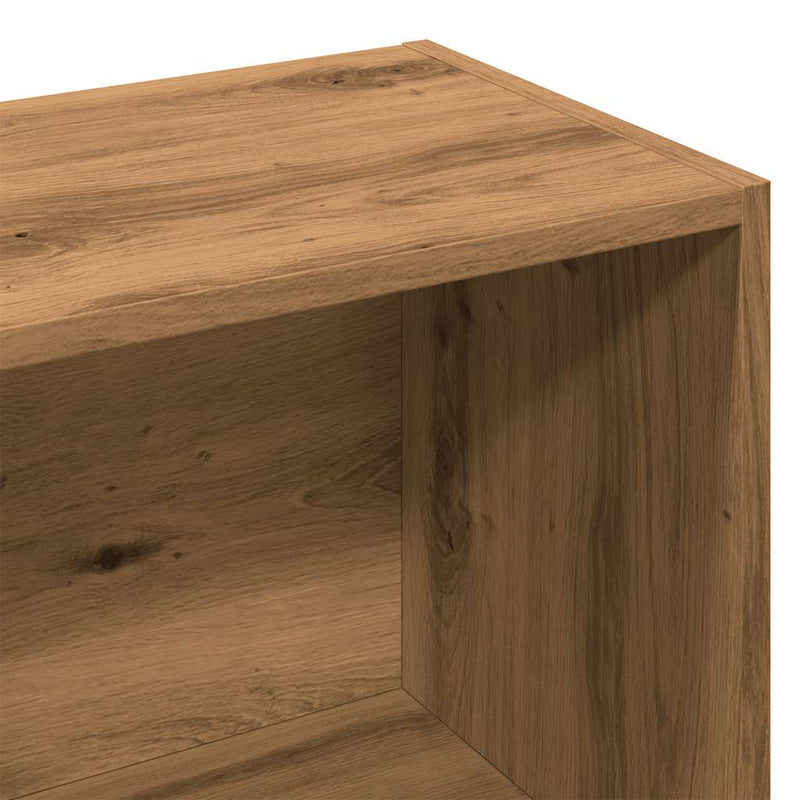vidaXL kézműves tölgy színű könyvszekrény 98 x 29 x 97,5 cm
