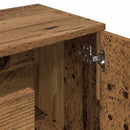 vidaXL antik fa színű szerelt fa tálalószekrény 90x29,5x65 cm