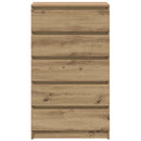 vidaXL kézműves tölgy színű szerelt fa fiókos szekrény 60 x 36 x 103cm