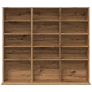 vidaXL kézműves tölgy színű szerelt fa CD-szekrény 100 x 23 x 89,5 cm