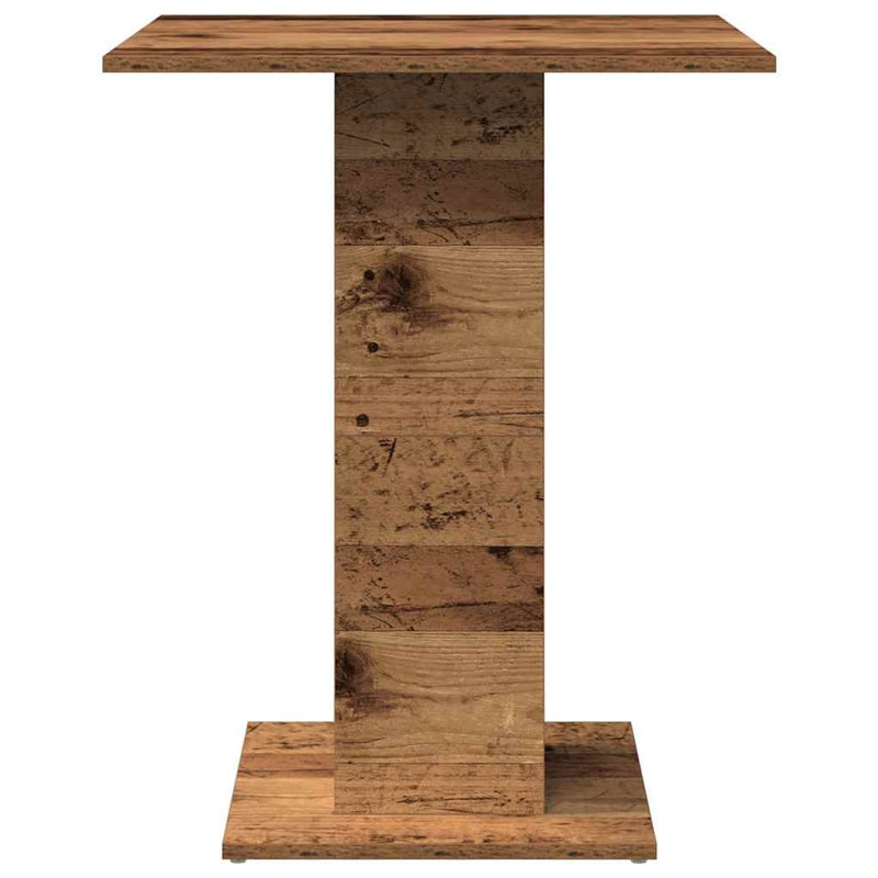 vidaXL antik fa szerelt fa bisztróasztal 60 x 60 x 75 cm