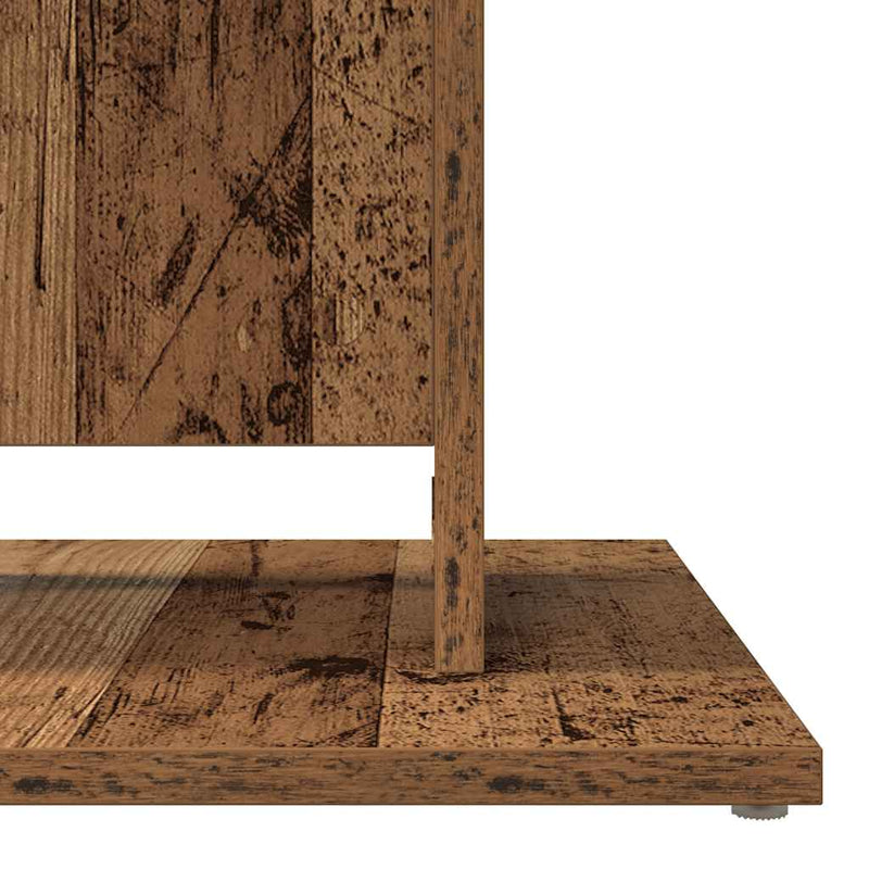 vidaXL antik fa szerelt fa bisztróasztal 60 x 60 x 75 cm