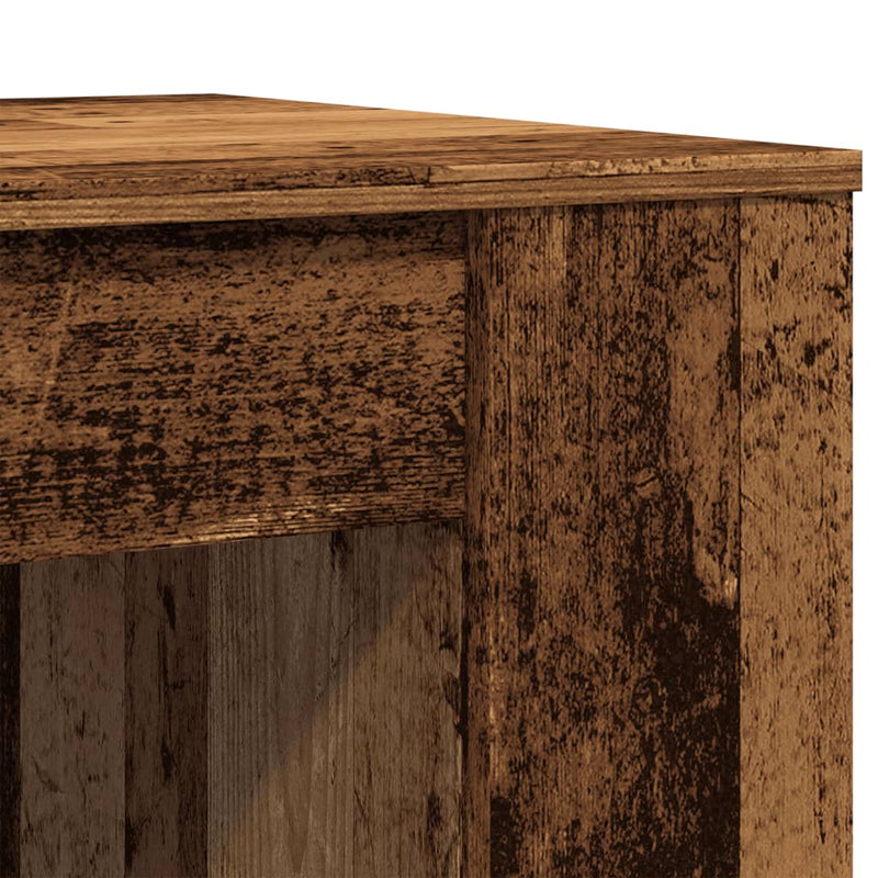 vidaXL antik fa színű szerelt fa dohányzóasztal 102 x 55 x 42 cm