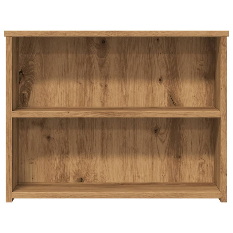 vidaXL kézműves tölgy színű szerelt fa dohányzóasztal 102 x 55 x 42 cm