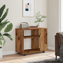 vidaXL Oldalasztal Régi fa 70x35x55 cm műszaki fa