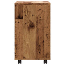 vidaXL Oldalasztal Régi fa 70x35x55 cm műszaki fa