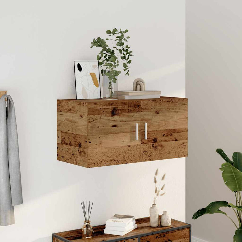 vidaXL antik fa színű szerelt fa faliszekrény 80x39x40 cm