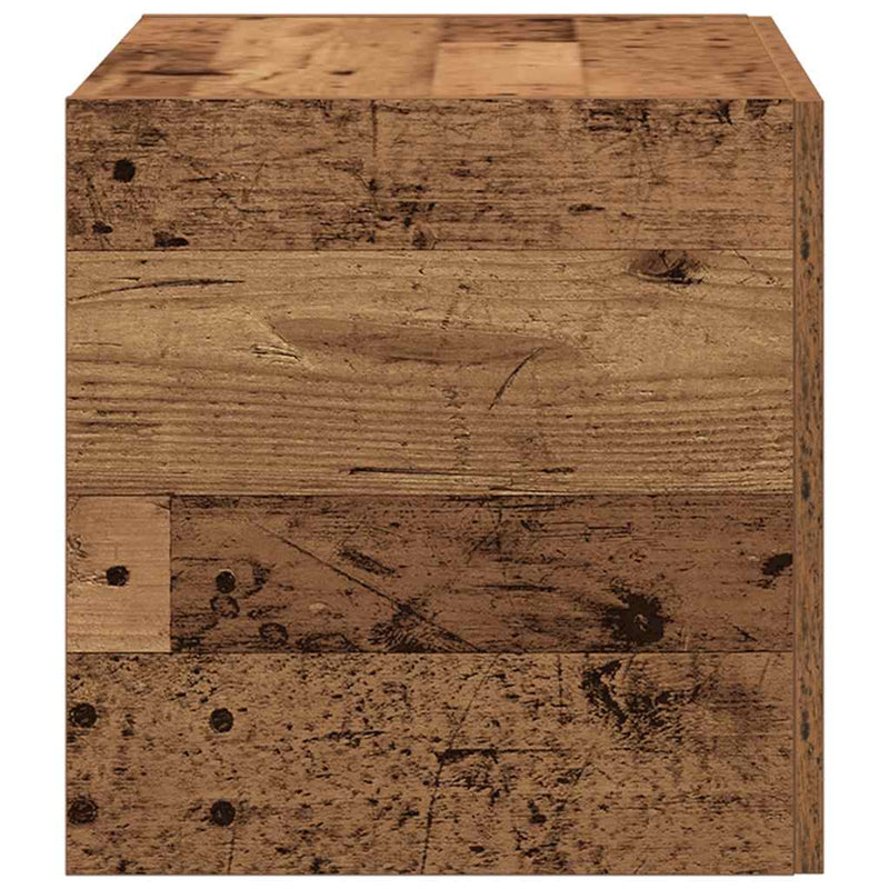 vidaXL antik fa színű szerelt fa faliszekrény 80x39x40 cm