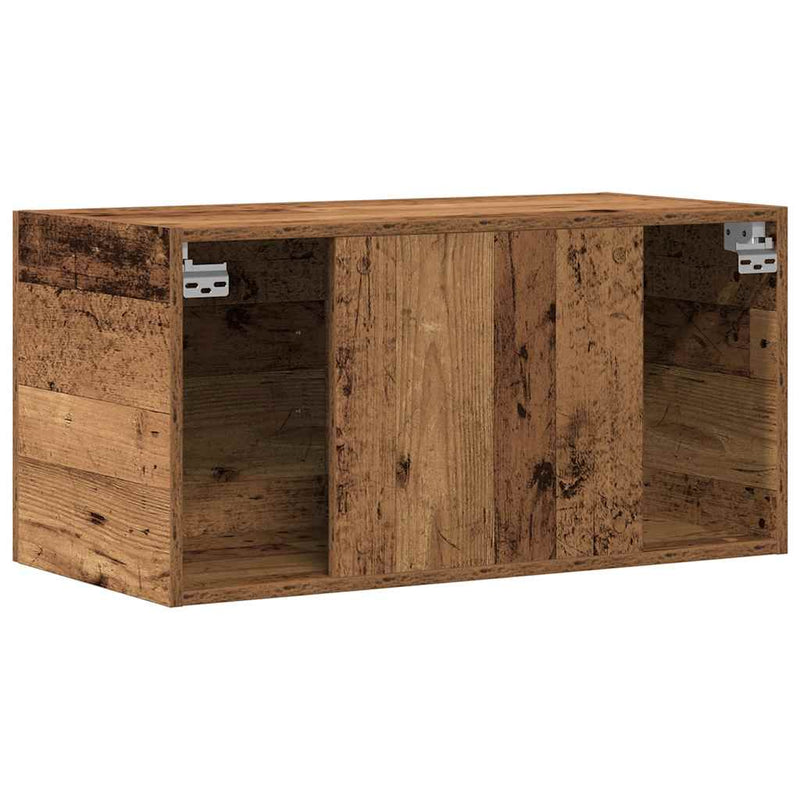 vidaXL antik fa színű szerelt fa faliszekrény 80x39x40 cm