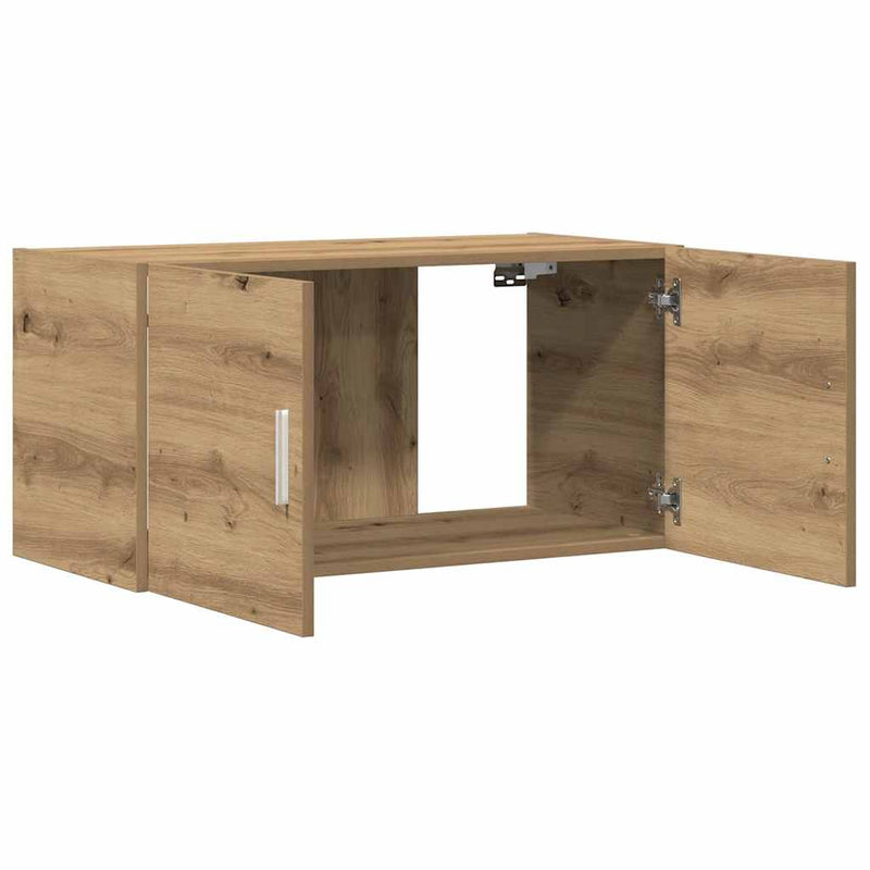 vidaXL kézműves tölgy színű szerelt fa faliszekrény 80 x 39 x 40 cm