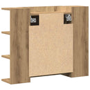 vidaXL Fürdőszobai tükörszekrény Artisan Oak 80x20,5x64 cm Gépelt fa