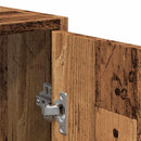 vidaXL Fürdőszoba szekrény tükörrel Régi fából készült fűrészáru