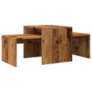 vidaXL antik fa színű szerelt fa dohányzóasztal 100 x 48 x 40 cm
