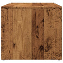 vidaXL antik fa színű szerelt fa dohányzóasztal 90 x 45 x 35 cm