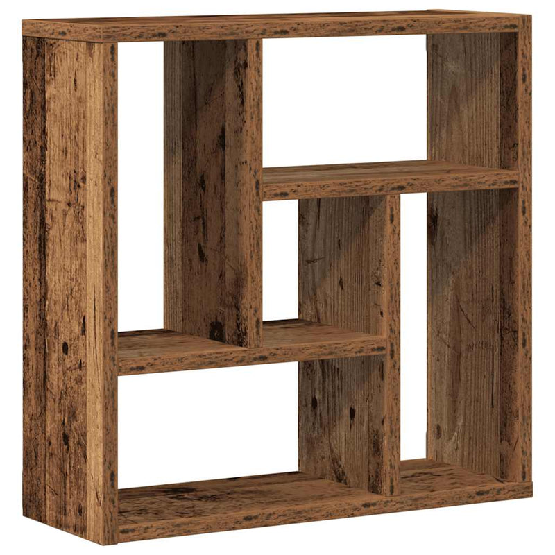 vidaXL antik fa színű szerelt fa fali polc 45 x 16 x 45 cm